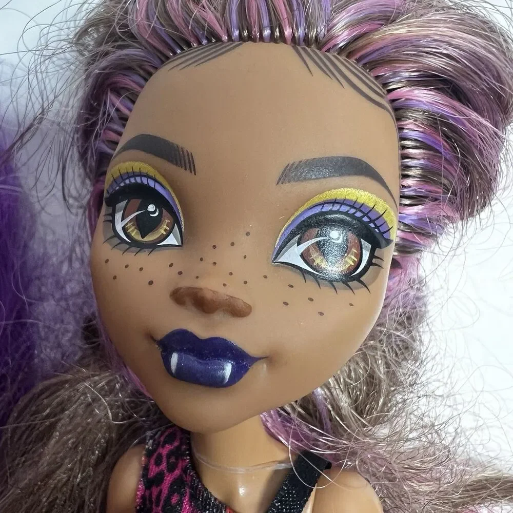 Monster High Clawdeen Wolf Doll Lot 3 G3 G1 TLC Parts OOAK